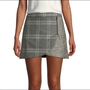 Alice + Olivia Plaid Mini Skirt